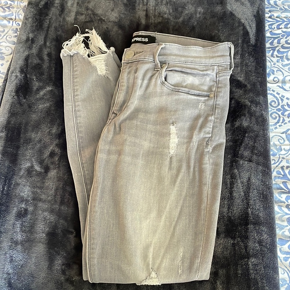 Express ripped jeans